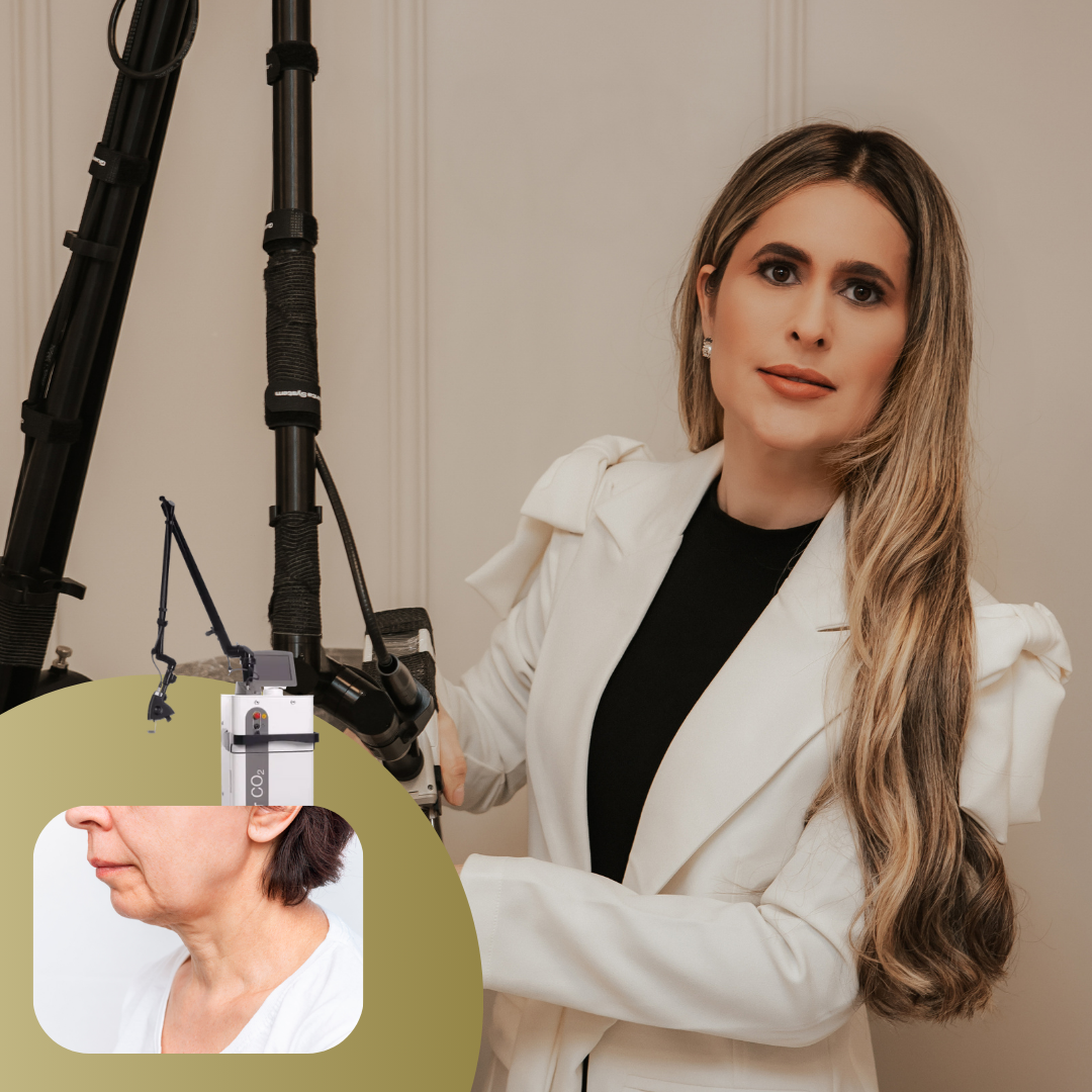Laser co2 para FACE, PAPADA E PESCOÇO + PDRN Drug Delivery