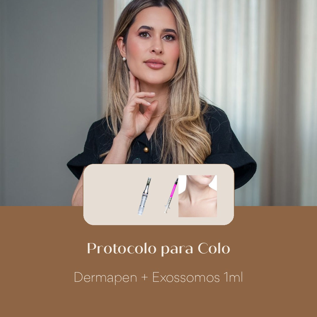 Protocolo para Colo Dermapen + Exossomos 1ml