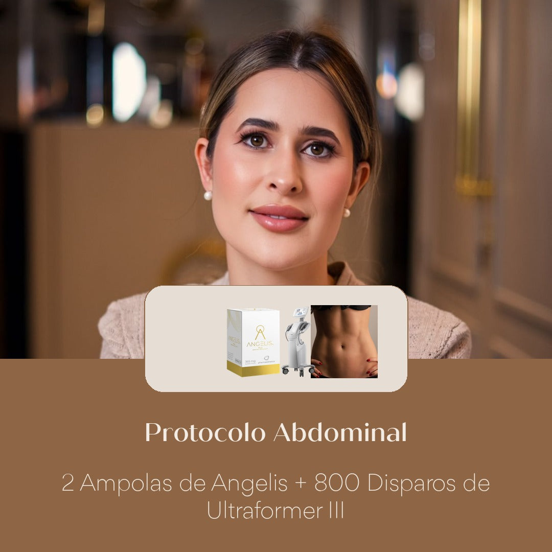Protocolo Abdominal 2 Ampolas de Angelis + 800 Disparos de Ultraformer III