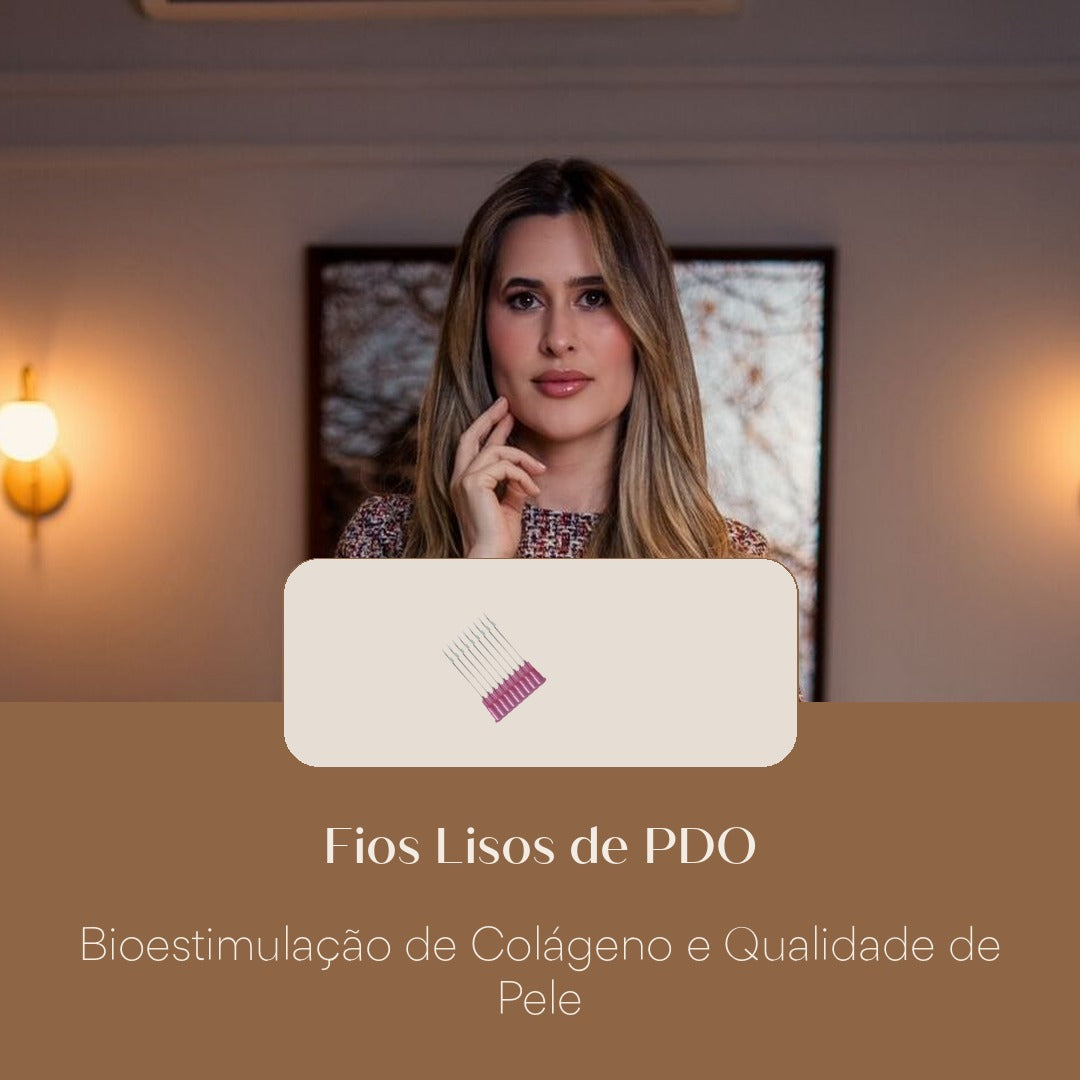Fios Lisos de PDO Bioestimulação de Colágeno e Qualidade de Pele