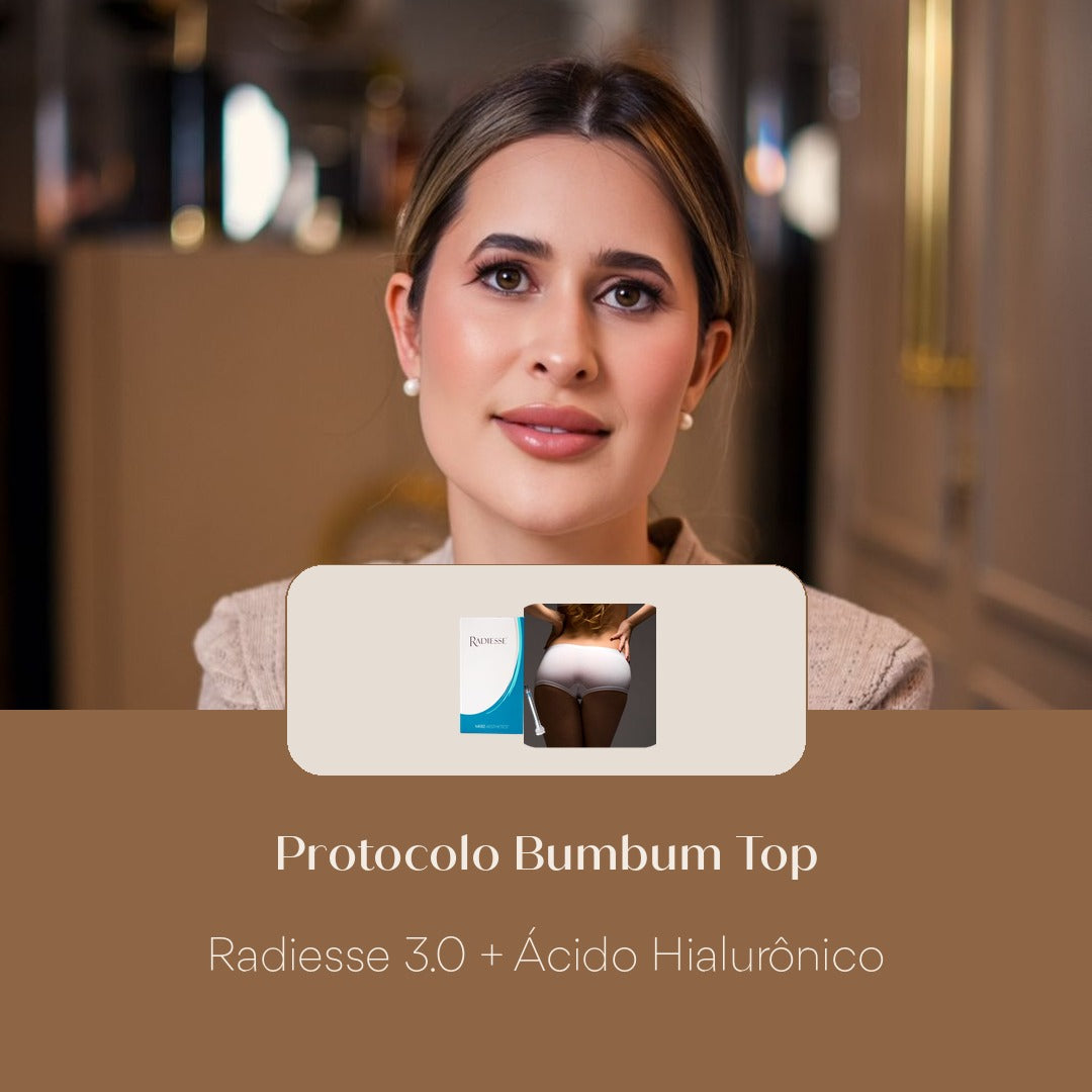 Protocolo Bumbum Top Radiesse 3.0 + Ácido Hialurônico