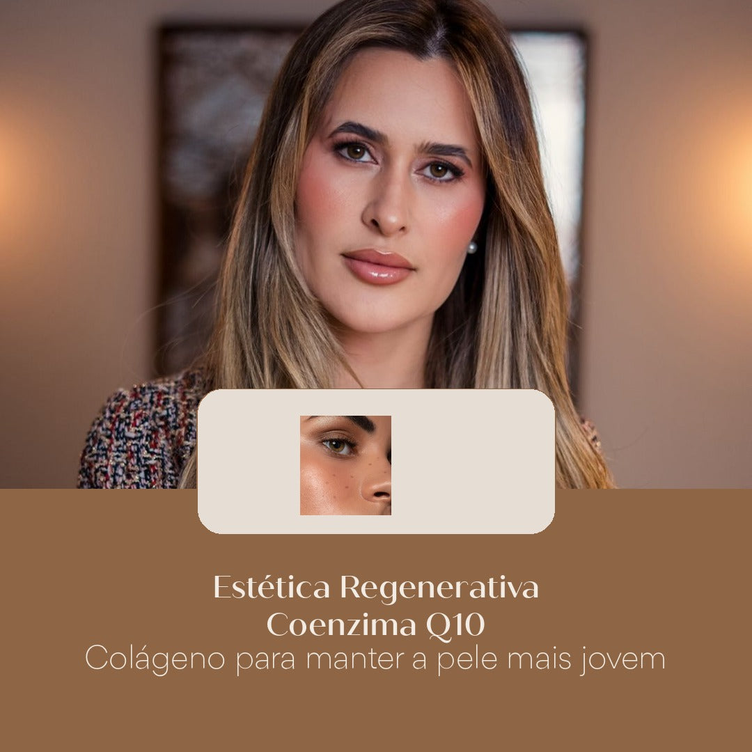 Estética Regenerativa Coenzima Q10 Colágeno para manter a pele mais jovem