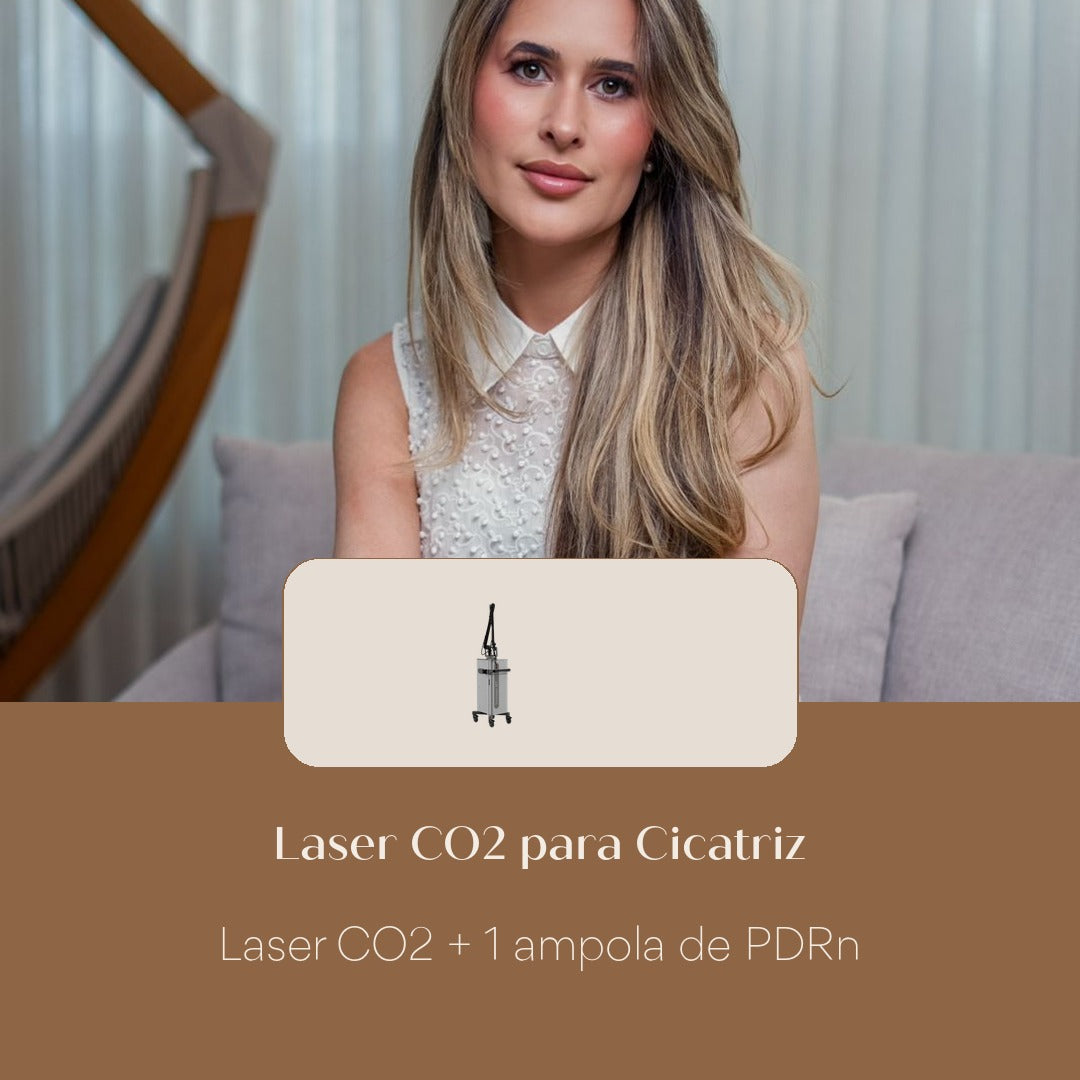 Laser CO2 para Cicatriz Laser CO2 + 1 ampola de PDRn