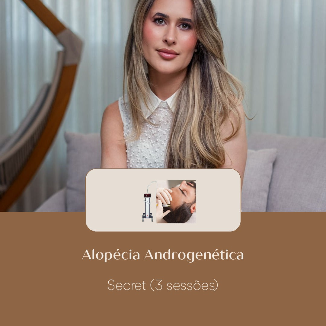Alopécia Androgenética Secret (3 sessões)