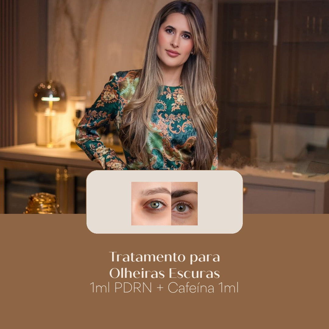 Tratamento para Olheiras Escuras 1ml PDRN + Cafeína 1ml