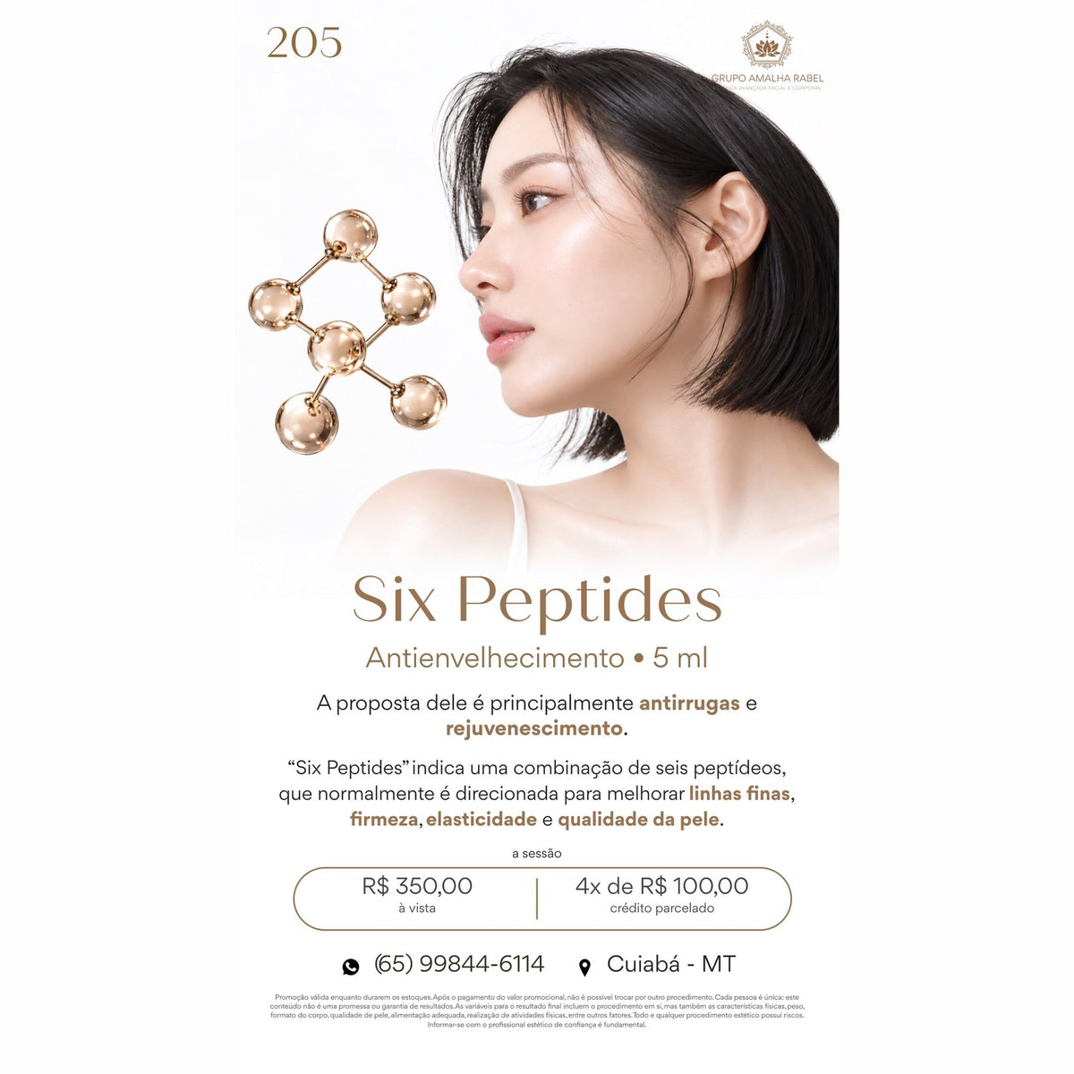 Six Peptides - Antienvelhecimento • 5 ml