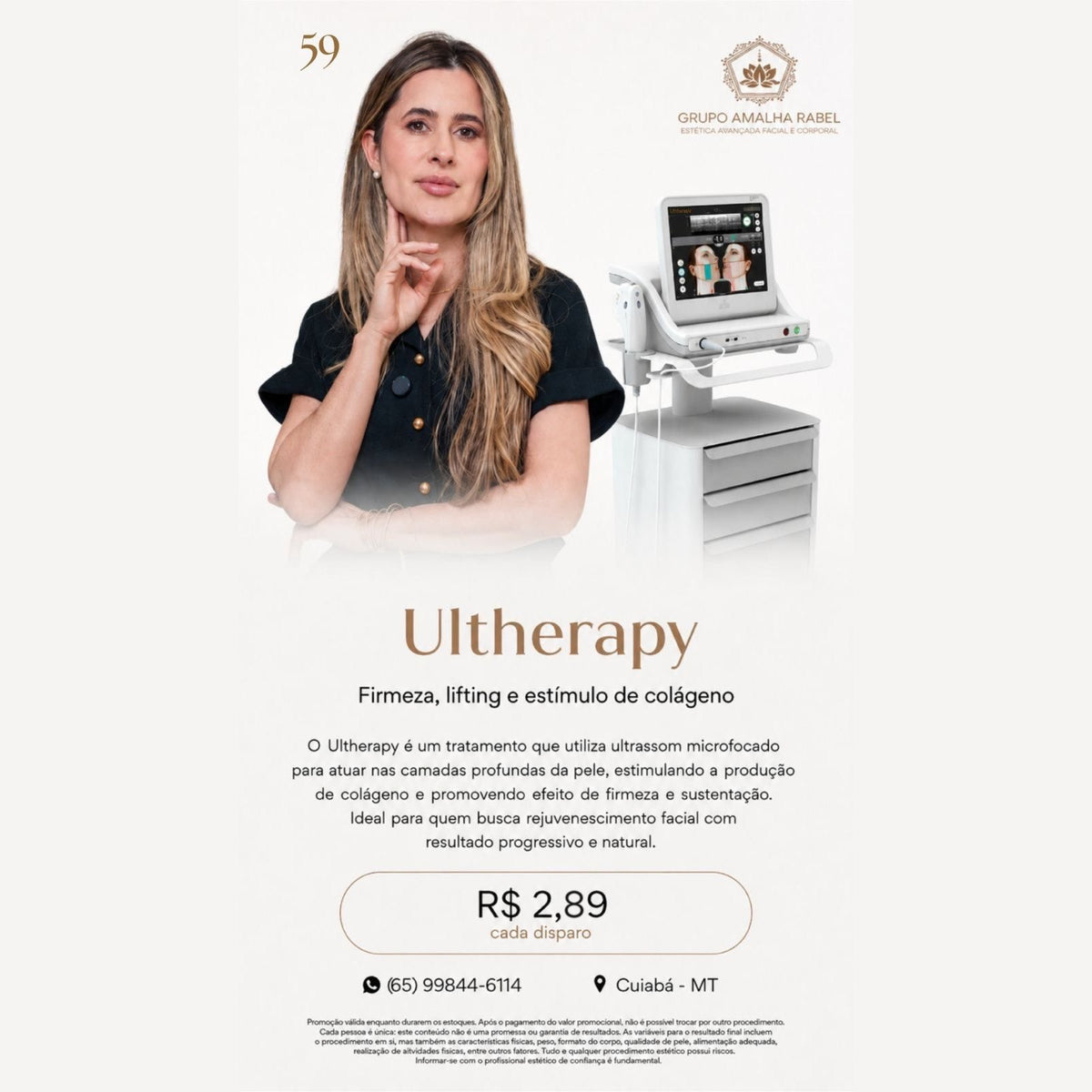 Ultherapy - Firmeza, lifting e estímulo de colágeno