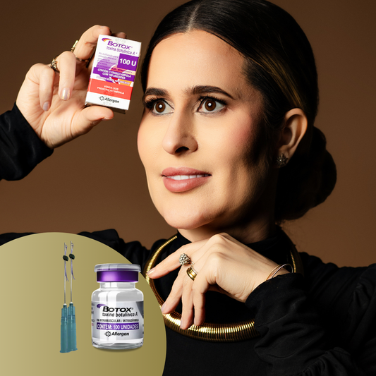 BOTOX ALLERGAN + 2 FIOS FILLER - Botox Allergan (testa, glabela, linhas oculares e ponta do nariz), 2 fios filler para olheira, bioestimulador fixo de colágeno