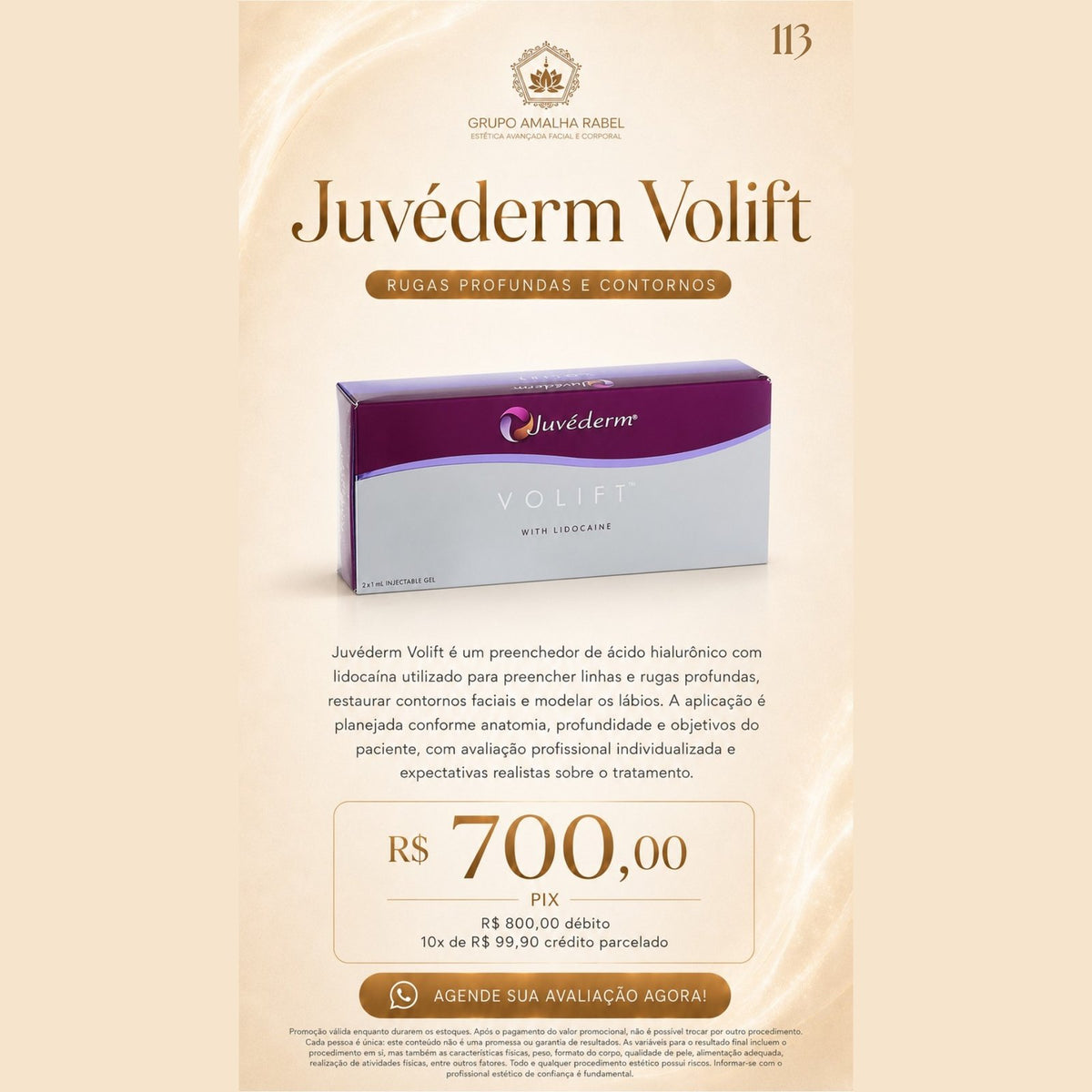 Juvéderm Volift - RUGAS PROFUNDAS E CONTORNOS
