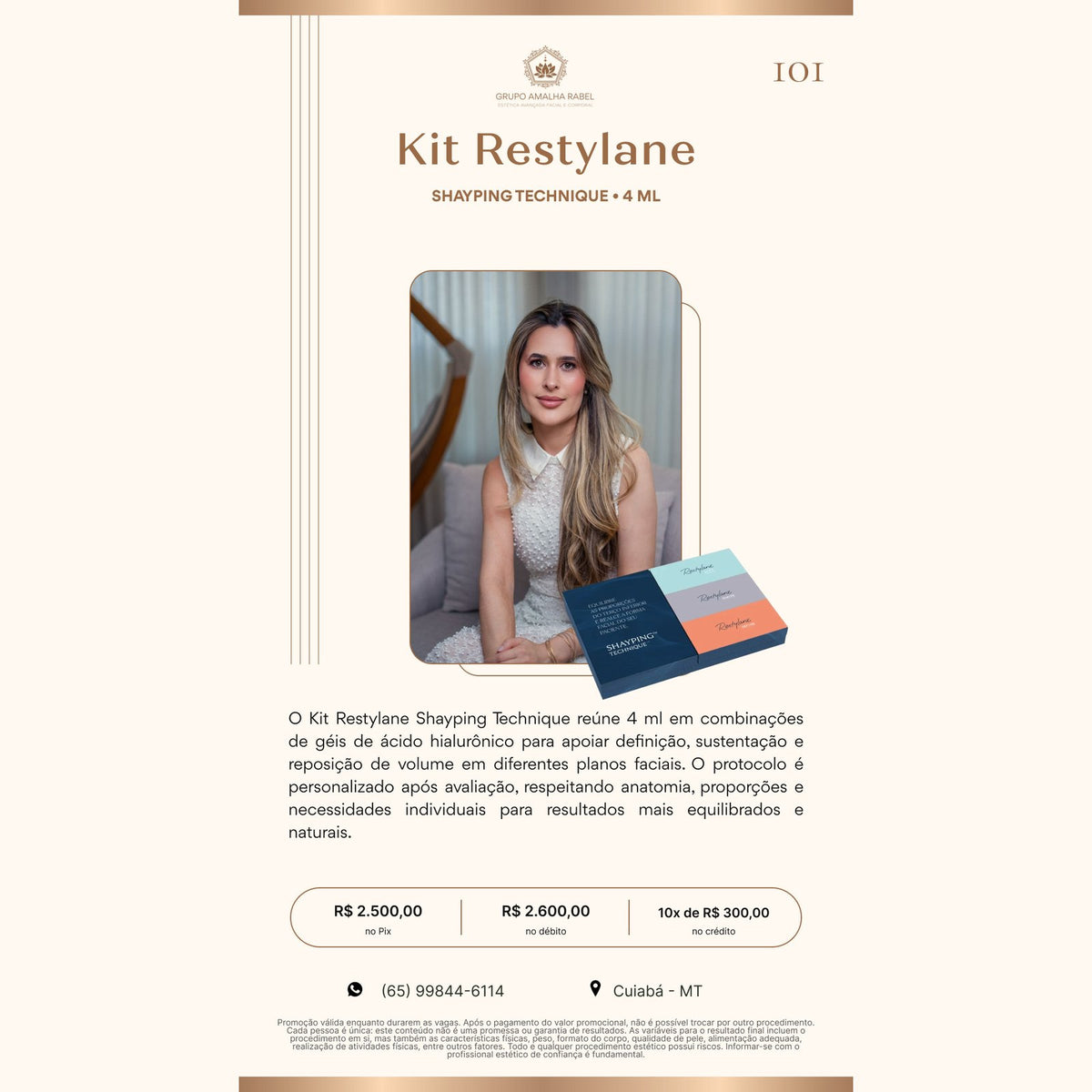 Kit Restylane - SHAYPING TECHNIQUE • 4 ML