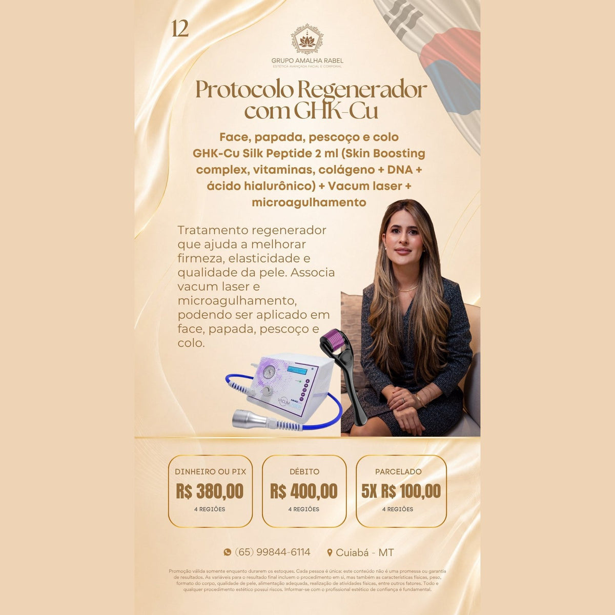 Protocolo Regenerador com GHK-Cu