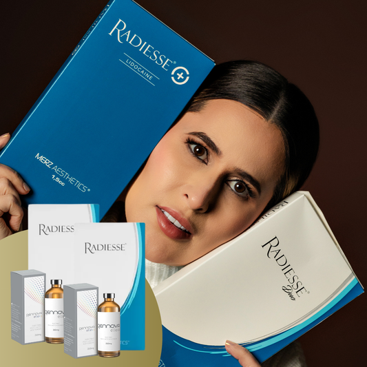 Gluteal top face - 2 Elleva 210 mg + 2 Radiesse + 10ml Ácido Hialurônico