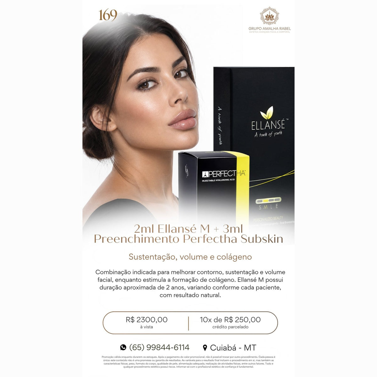 2ml Ellansé M + 3ml Preenchimento Perfectha Subskin - Sustentação, volume e colágeno