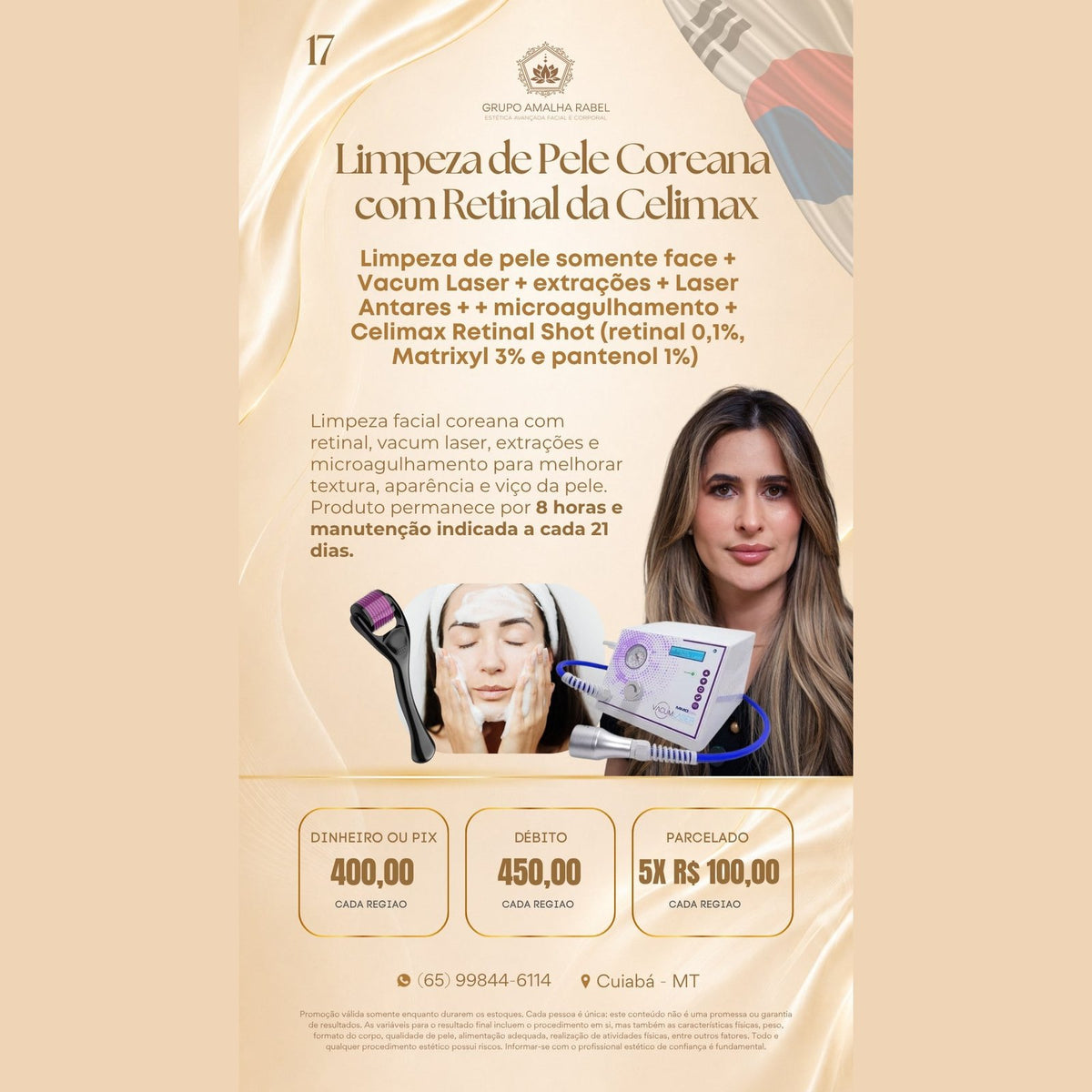 Limpeza de Pele Coreana com Retinal da Celimax