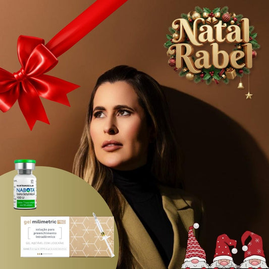 1 ml de Preenchimento Facial Milimetric Pro + Botox Nabota na testa, glabela e linhas oculares