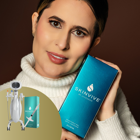 Protocolo UltraSkin - Ultraformer MPT + Ponteira booster na face, papada e pescoço (1200 disparos) + 10 ml Skinbooster + 1 ml Skinvive