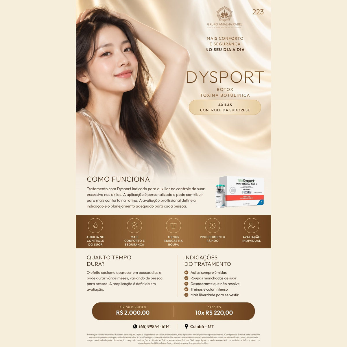 Dysport Axilas Sudorese