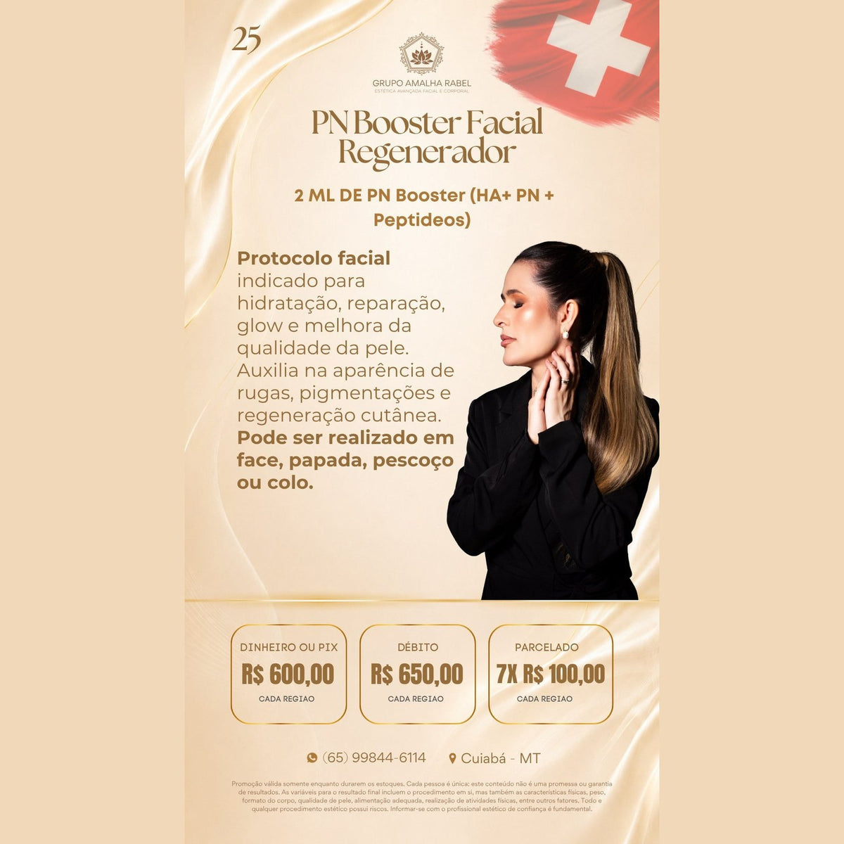 PN Booster Facial Regenerador - 2 ML DE PN Booster (HA+ PN + Peptideos)