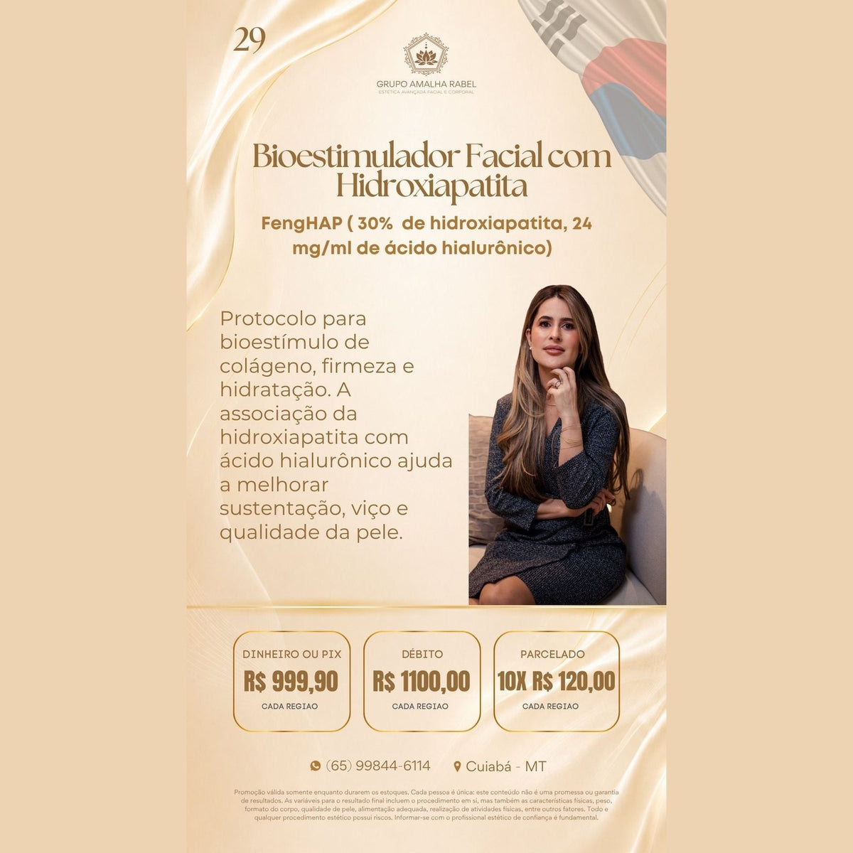 Bioestimulador Facial com Hidroxiapatita - FengHAP ( 30% de hidroxiapatita, 24 mg/ml de ácido hialurônico)