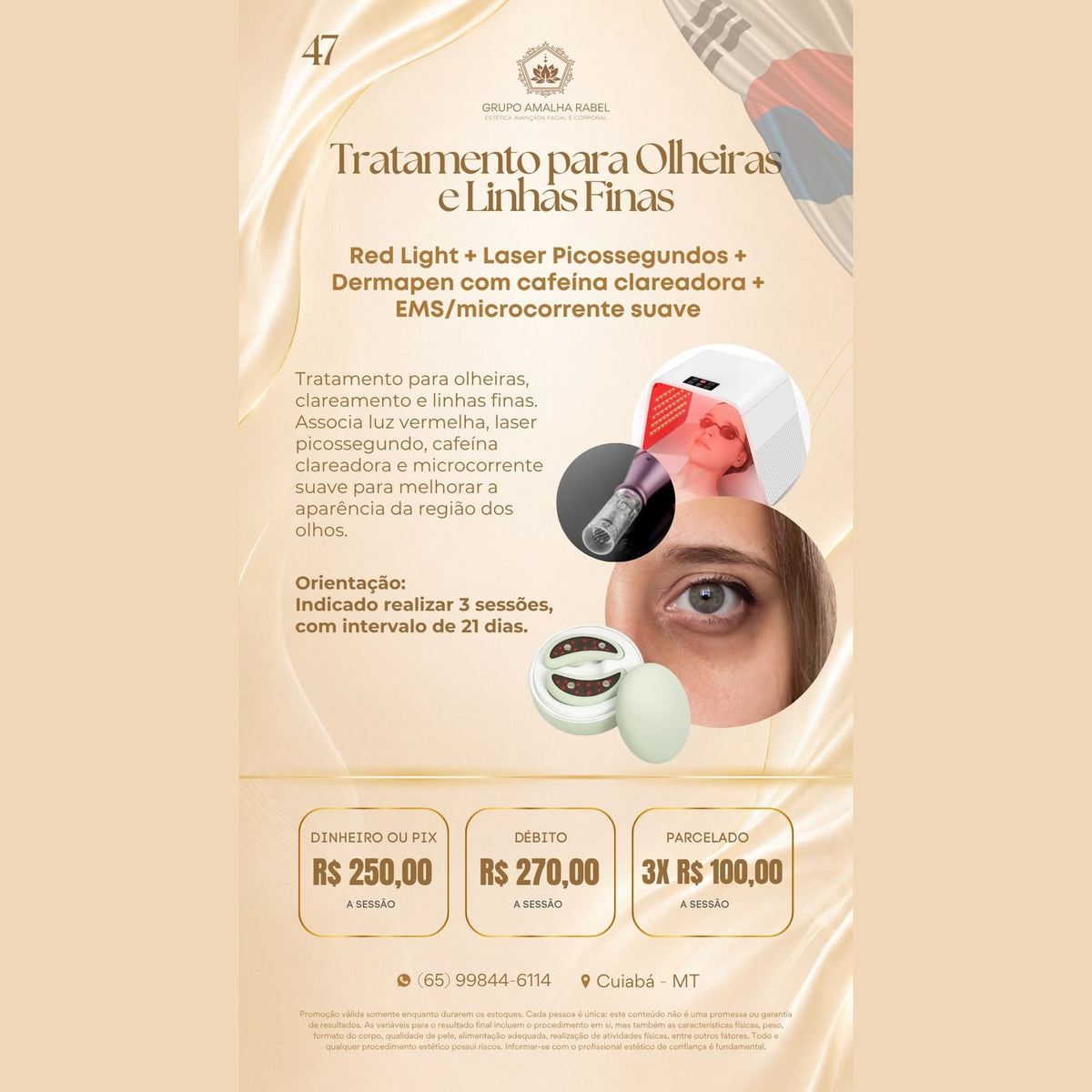 Tratamento para Olheiras e Linhas Finas