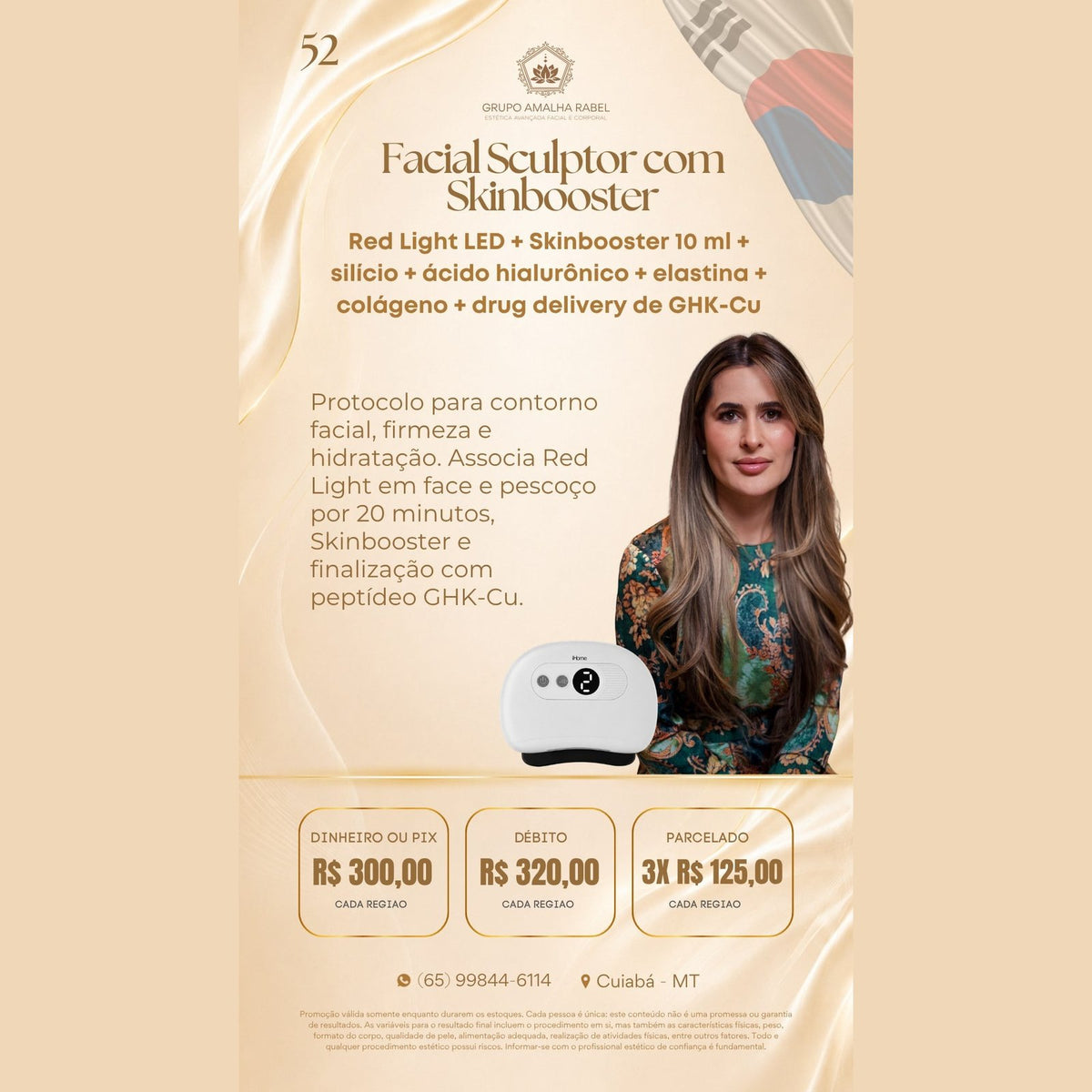 Facial Sculptor com Skinbooster