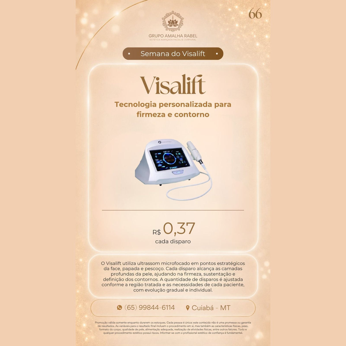 Visalift - Semana do Visalift • Tecnologia personalizada para firmeza e contorno
