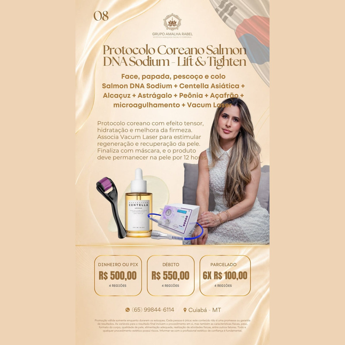 Protocolo Coreano Salmon DNA Sodium - Lift & Tighten