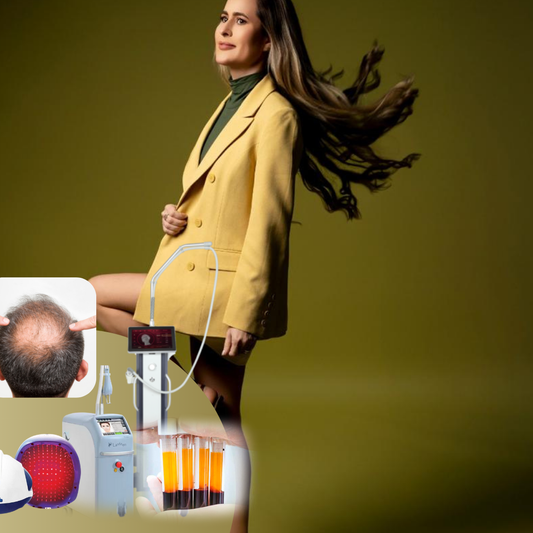Combo Alopecia - 3 Sessões de Microagulhamento robótico +  3 Sessões de Laser Lavieen Capilar +  3 Sessões de Capacete Laser diodo +  3 Sessões de Enzima Capilar para Alopecia +  3 Sessões de PRP (plasma rico em plaqueta)