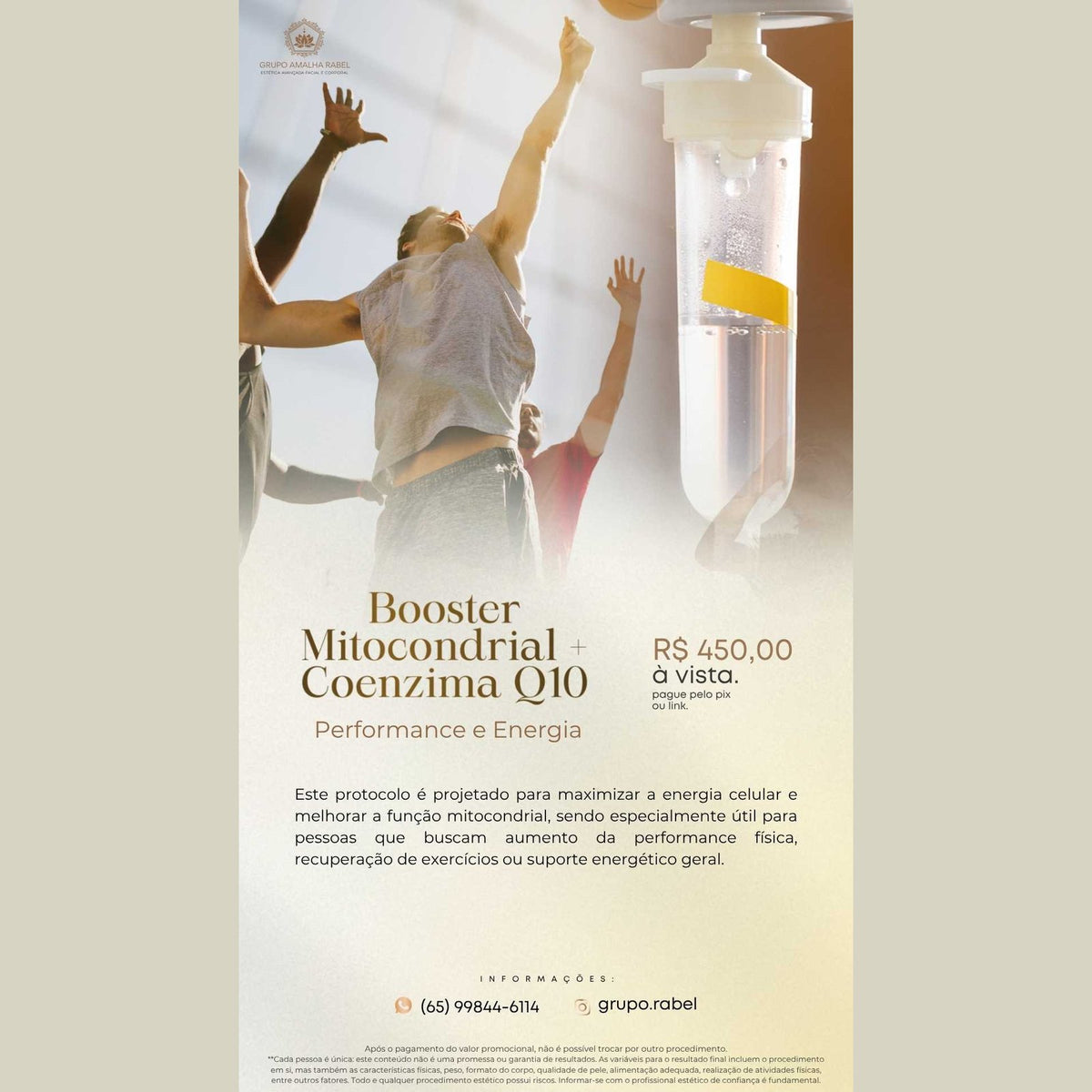 Booster Mitocondrial + Coenzima Q10 - Performance e Energia