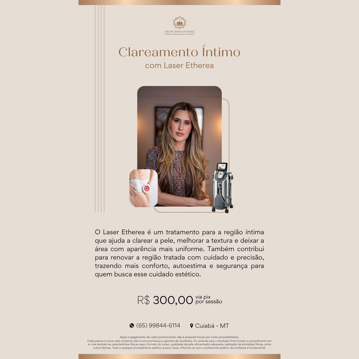 Clareamento Íntimo - com Laser Etherea