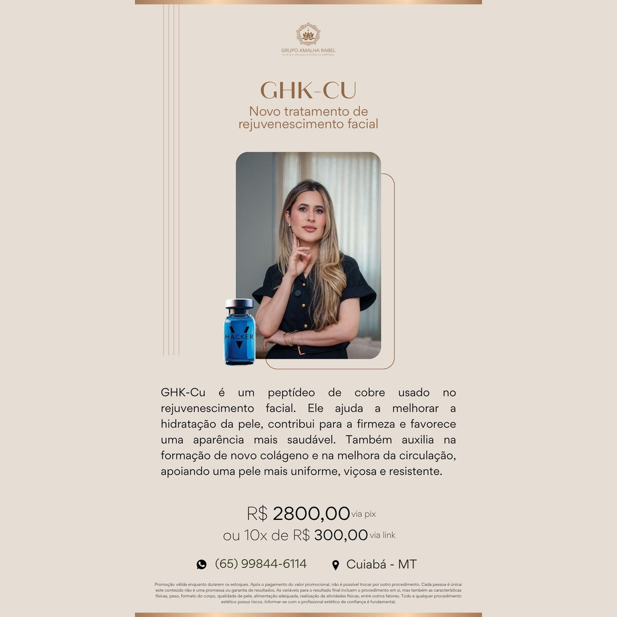 GHK-CU - Novo tratamento de rejuvenescimento facial
