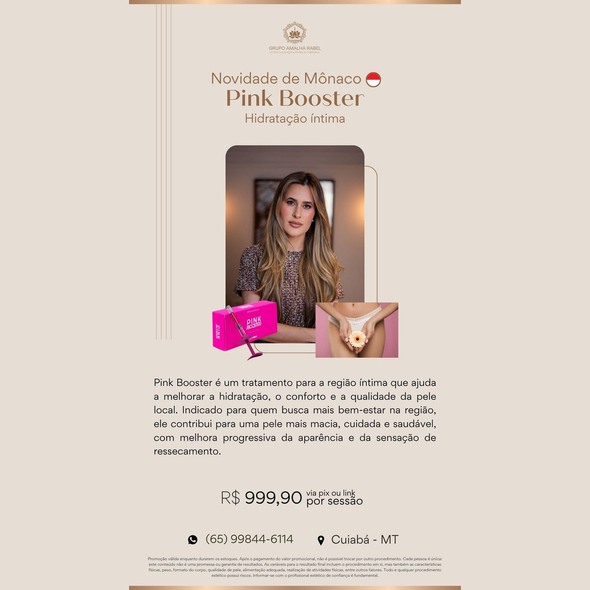 Pink Booster - Hidratação íntima