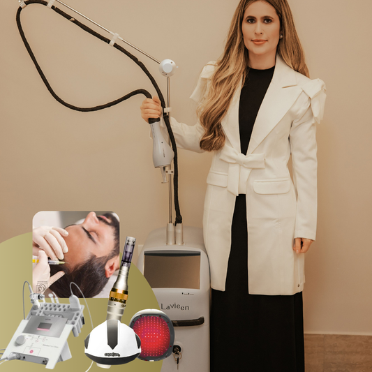 TRATAMENTO PARA ALOPÉCIA - 4 sessões de Soroterapia Capilar + 4 sessões Exossomos com Dermapen + 4 sessões de Enzima capilar + 4 sessões Capacete LED + 4 sessões Lavieen Capilar + 4 sessões Alta Frequência