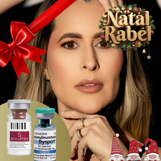 TopSculpt Dysport - 1 ampola Sculptra + Dysport na testa, glabela e linha oculares