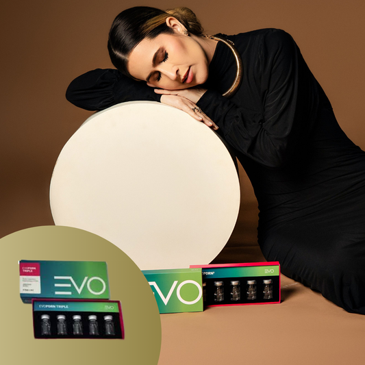 EVOTRIPLE - Hidratação + Clareamento + Regeneração Tratamento completo da pele em um único produto.