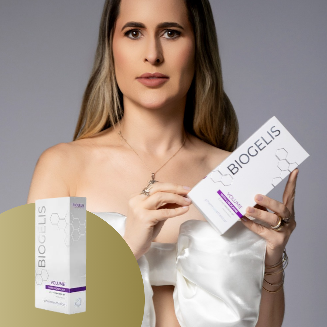 Biogelis Volume 1ml - Preenchimento estruturado para contornos marcantes.