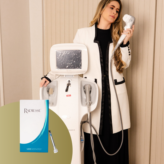 Combo para Colo - Ultraformer III 300 disparos para flacidez + Radiesse Day 1 ml + 10 ml Skinbooster