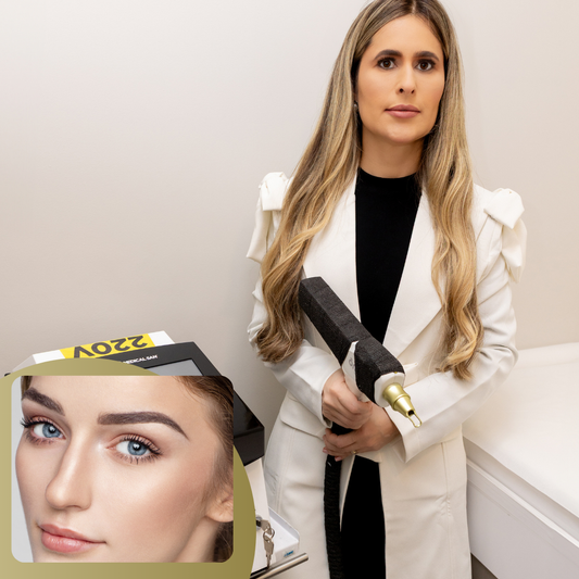 Retirada de Micropigmentação de Sobrancelha com Laser Ômer – a sessão