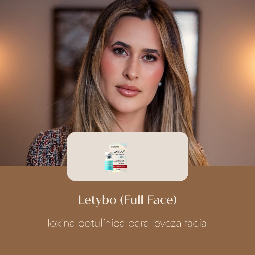 Letybo (Full Face) Toxina botulínica para leveza facial