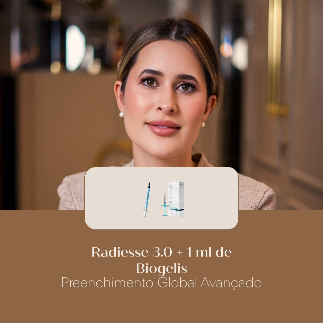 Radiesse 3.0 + 1 ml de Biogelis Preenchimento Global Avançado