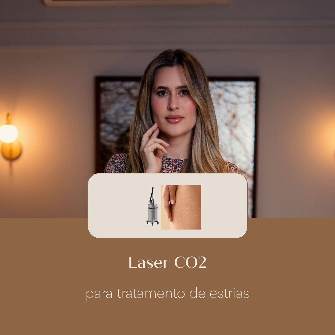 Laser CO2 para tratamento de estrias