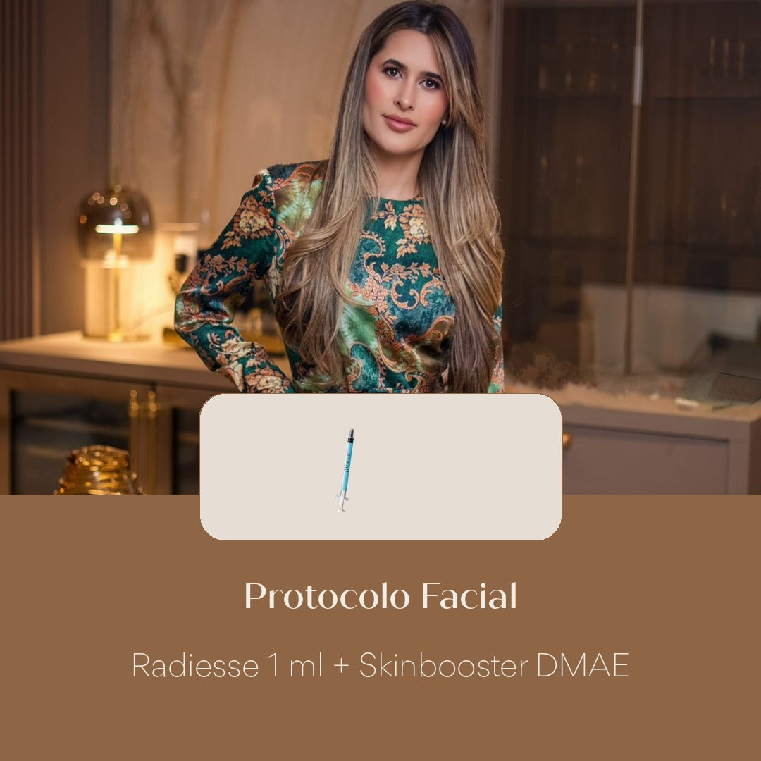 Protocolo Facial Radiesse 1 ml + Skinbooster DMAE