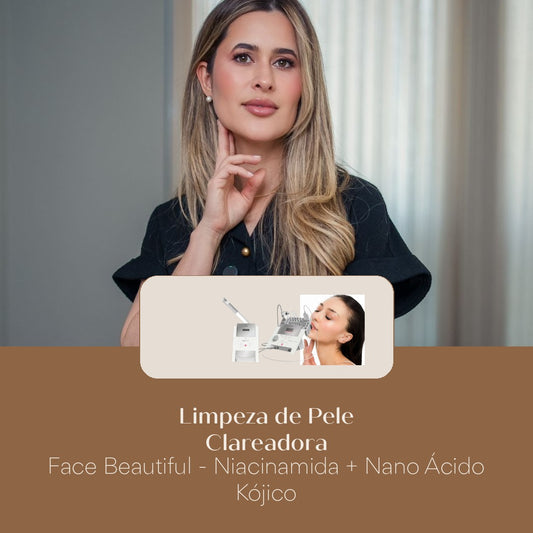 Limpeza de Pele Clareadora Face Beautiful - Niacinamida + Nano Ácido Kójico