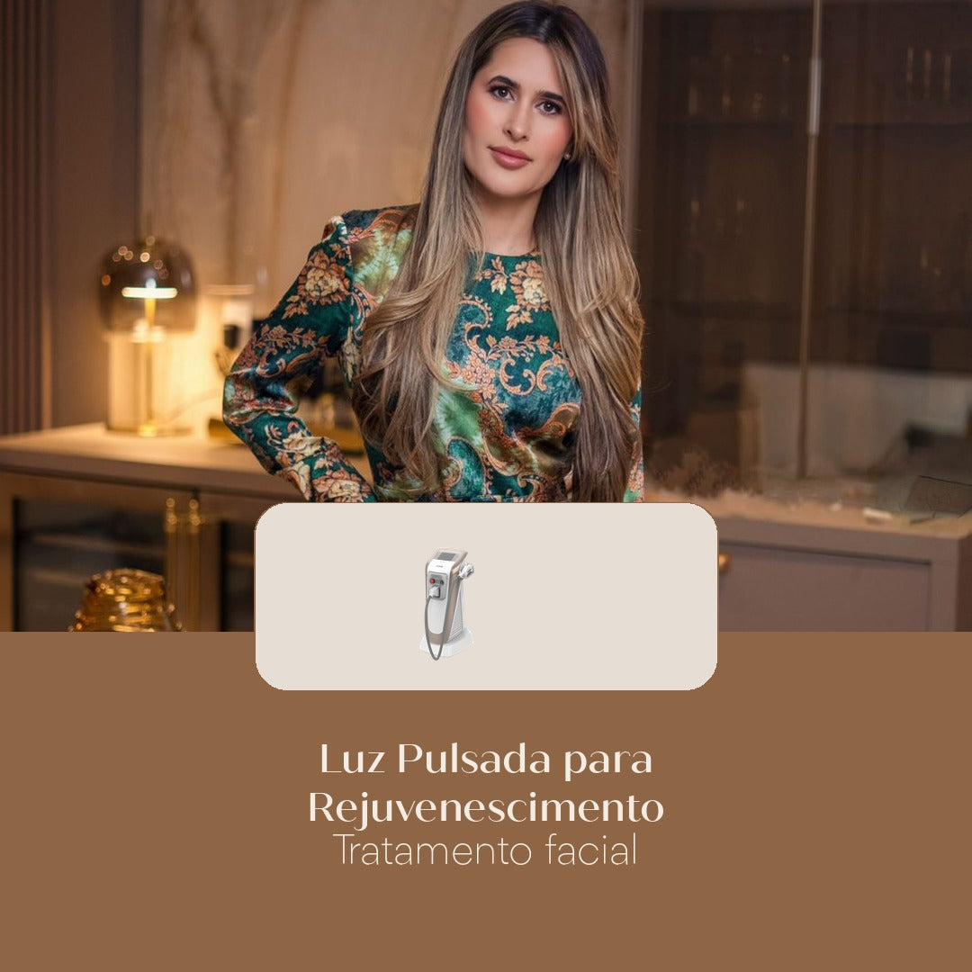 Luz Pulsada para Rejuvenescimento Tratamento facial