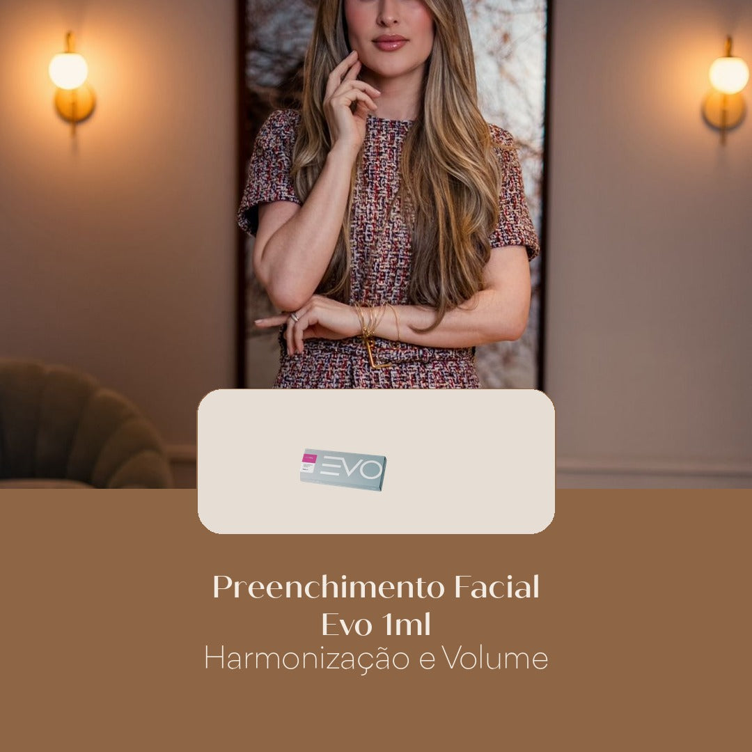 Preenchimento Facial Evo 1ml Harmonização e Volume