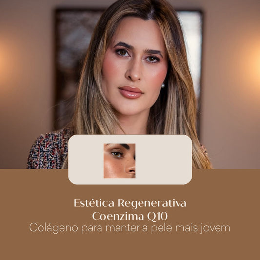 Estética Regenerativa Coenzima Q10 Colágeno para manter a pele mais jovem