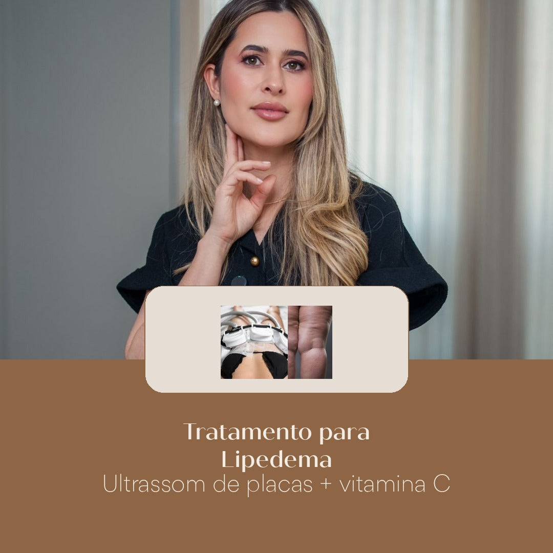 Tratamento para Lipedema Ultrassom de placas + vitamina C