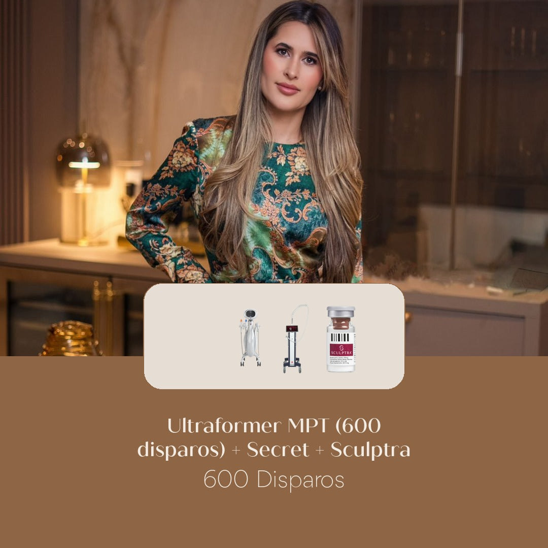 Ultraformer MPT (600 disparos) + Secret + Sculptra 600 Disparos