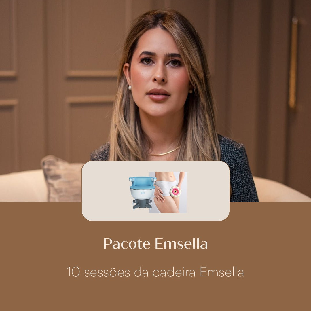 Pacote Emsella 10 sessões da cadeira Emsella