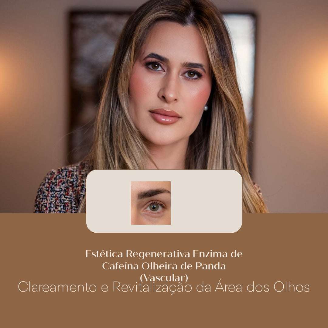 Estética Regenerativa Enzima de Cafeína Olheira de Panda (Vascular) Clareamento e Revitalização da Área dos Olhos